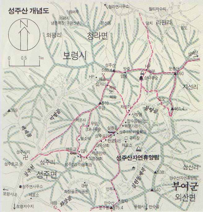 성주산 이미지