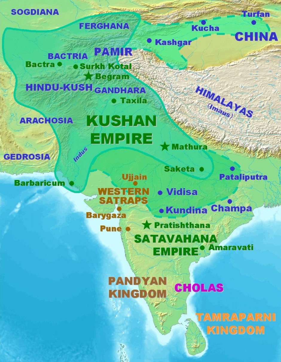 What Are Some Examples Of Cultural Diffusion In The Kushan Empire